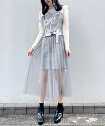 チュールスカート に該当するワンピース ドレスファッション通販 Zozotown