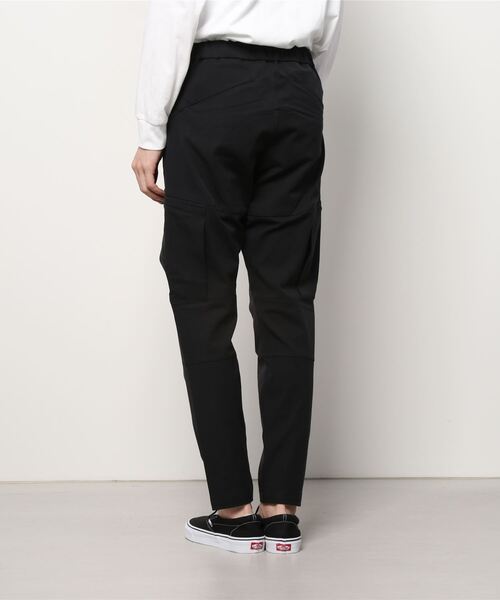 ATTACHMENT（アタッチメント）の「CO/RY STRETCH TWILL BIKER CARGO PANTS（カーゴパンツ・メンズ・ライトグレー/ブラック・3/1/2）」の10枚目の写真
