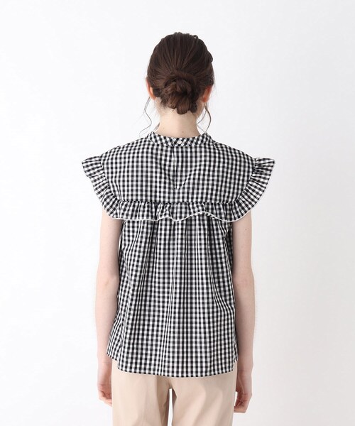 DRESKIP(ドレスキップ)の「◆フリルブラウス(シャツ/ブラウス・レディース・オフホワイト/ブラック系1/ベージュ系その他2/ネイビー系2・02/03/04)」の7枚目の写真