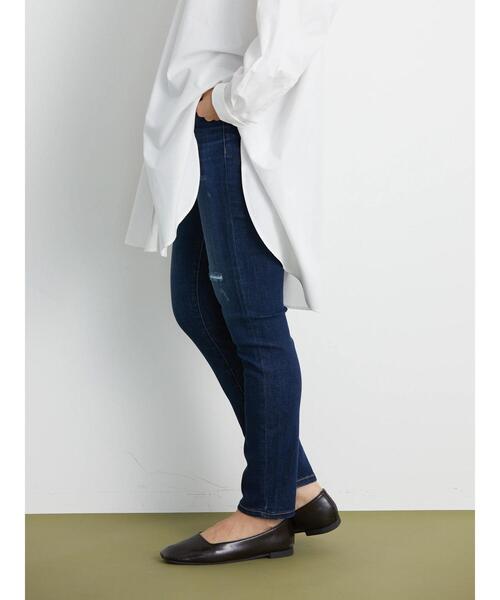 AMERICAN HOLIC（アメリカンホリック）の「スキニーフィットダメージデニム（デニムパンツ・レディース・インディゴブルー・LL/S/M/L/XS）」の19枚目の写真