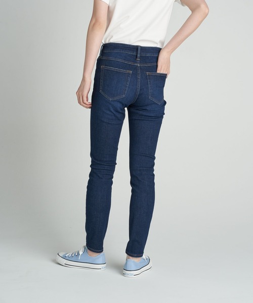 AMERICAN HOLIC（アメリカンホリック）の「スキニーフィットダメージデニム（デニムパンツ・レディース・インディゴブルー・LL/S/M/L/XS）」の5枚目の写真