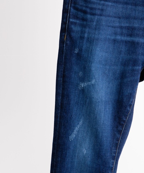 AMERICAN HOLIC（アメリカンホリック）の「スキニーフィットダメージデニム（デニムパンツ・レディース・インディゴブルー・LL/S/M/L/XS）」の13枚目の写真