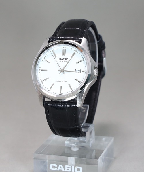 CASIO(カシオ)の「CASIO Collection / MTP-1183E-7AJH(アナログ腕時計・メンズ・シルバー×ブラック・FREE)」の2枚目の写真