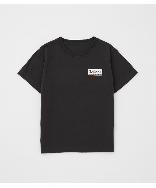 RODEO CROWNS WIDE BOWL(ロデオクラウンズワイドボウル)の「キッズビッグオーバルパッチTシャツ(Tシャツ/カットソー・キッズ・オフホワイト/ブラック/ライトブラウン・120/130/110/140)」の13枚目の写真