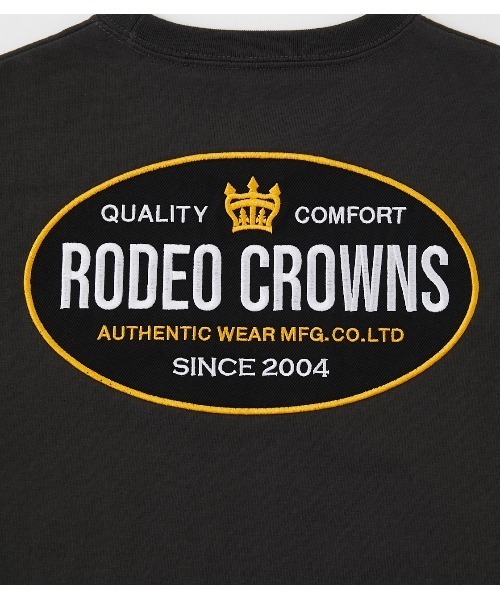 RODEO CROWNS WIDE BOWL(ロデオクラウンズワイドボウル)の「キッズビッグオーバルパッチTシャツ(Tシャツ/カットソー・キッズ・オフホワイト/ブラック/ライトブラウン・120/130/110/140)」の18枚目の写真