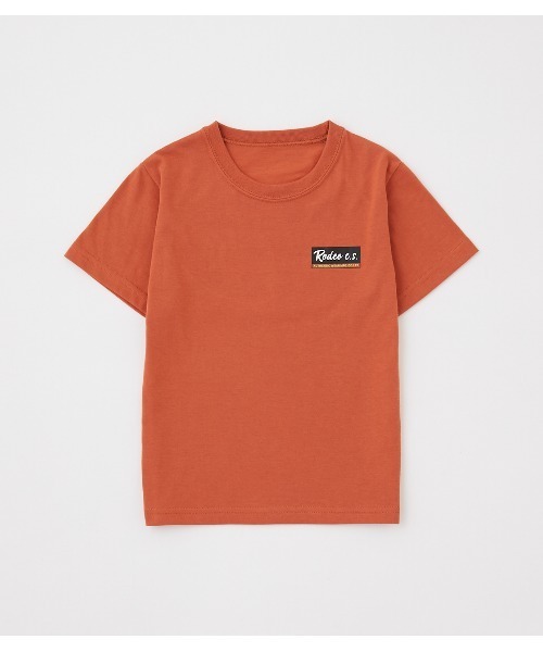RODEO CROWNS WIDE BOWL(ロデオクラウンズワイドボウル)の「キッズビッグオーバルパッチTシャツ(Tシャツ/カットソー・キッズ・オフホワイト/ブラック/ライトブラウン・120/130/110/140)」の19枚目の写真