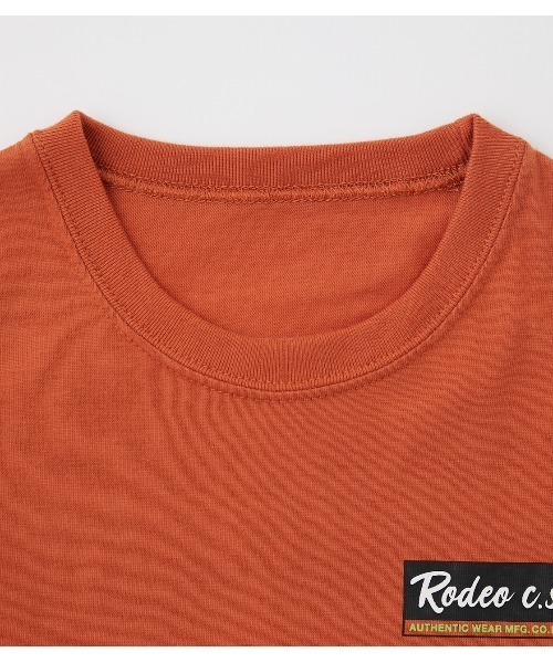 RODEO CROWNS WIDE BOWL(ロデオクラウンズワイドボウル)の「キッズビッグオーバルパッチTシャツ(Tシャツ/カットソー・キッズ・オフホワイト/ブラック/ライトブラウン・120/130/110/140)」の20枚目の写真