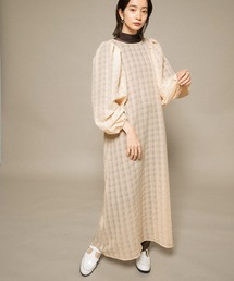 KBF | シアーチェック2WAYワンピース(ワンピース)