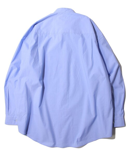 FREAK'S STORE(フリークスストア)の「WEB限定 Relax Fit リラックスフィット バンドカラーシャツ(シャツ/ブラウス・メンズ・ホワイト/ブラック/ベージュ/サックスブルー/ストライプ/イエロー/ブルー/オリーブ/その他15・SMALL/MEDIUM/LARGE)」の17枚目の写真