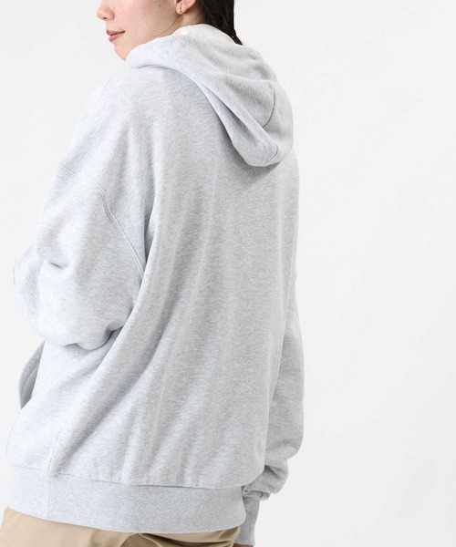 CAMP7（キャンプセブン）の「【CAMP7】フロントBOXロゴスウェットパーカー（パーカー・レディース・ライトグレー/ブラック/オリーブ・S/M/L）」の12枚目の写真