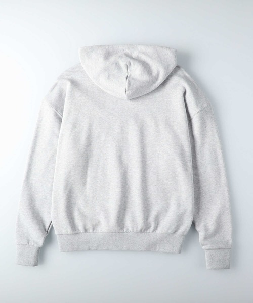 CAMP7（キャンプセブン）の「【CAMP7】フロントBOXロゴスウェットパーカー（パーカー・レディース・ライトグレー/ブラック/オリーブ・S/M/L）」の13枚目の写真