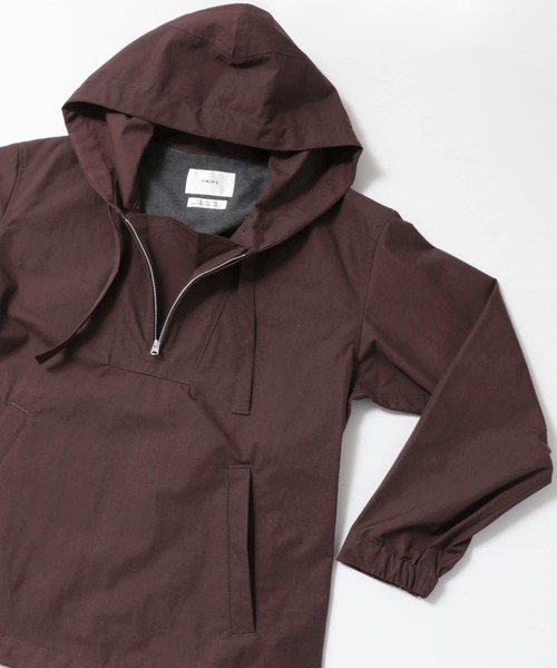 URBAN RESEARCH DOORS(アーバンリサーチドアーズ)の「UNIFY Nylon Half Zip Hoodie∴(ナイロンジャケット・レディース・ボルドー・ONE)」の2枚目の写真