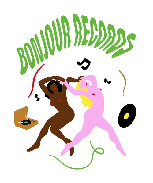 Carne Bollente（カルネボレンテ）の「Carne Bollente x bonjour records 25 Tシャツ（Tシャツ/カットソー・メンズ・ピンク/ホワイト・XL/L/S/M）」の4枚目の写真