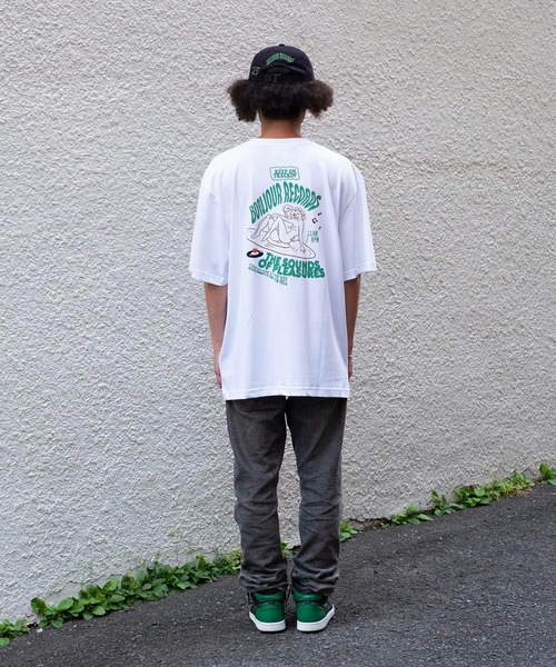 Carne Bollente（カルネボレンテ）の「Carne Bollente x bonjour records 25 Tシャツ（Tシャツ/カットソー・メンズ・ピンク/ホワイト・XL/L/S/M）」の15枚目の写真