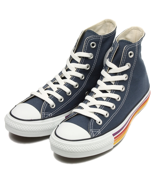 CONVERSE（コンバース）の「ALL STAR RBW HI / オールスター RBW HI（スニーカー・レディース・ホワイト/ネイビー/レッド・8/11.5/3/3.5/5.5/10.5/6.5/9/7.5/5/4/7/6/4.5/9.5/8.5）」の3枚目の写真