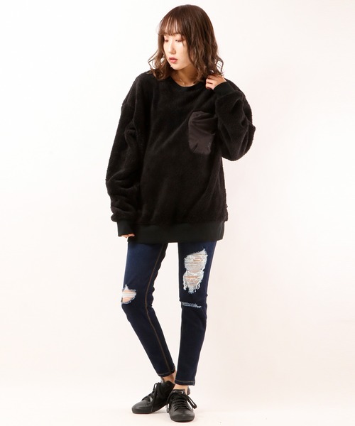 【セール】FILA ボアトレーナー（スウェット）｜FILA HERITAGE（フィラヘリテージ）