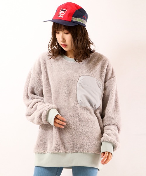 【セール】FILA ボアトレーナー（スウェット）｜FILA HERITAGE（フィラヘリテージ）