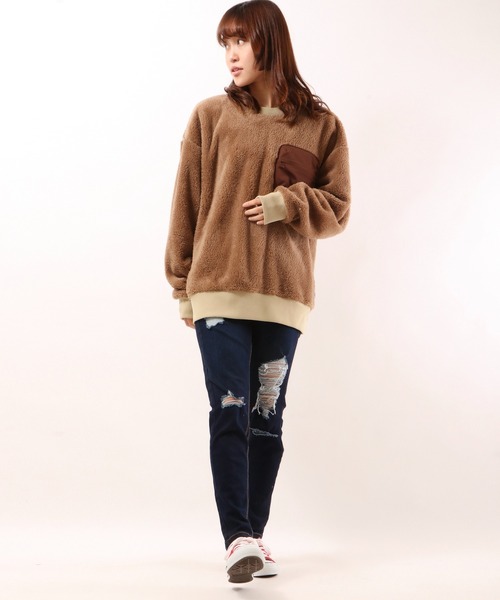 【セール】FILA ボアトレーナー（スウェット）｜FILA HERITAGE（フィラヘリテージ）