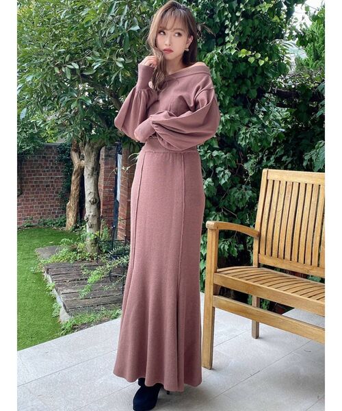 RESEXXY(リゼクシー)の「マーメイドニットワンピース(ワンピース・レディース・ベージュ/ブラウン/ブラック・FREE)」の10枚目の写真