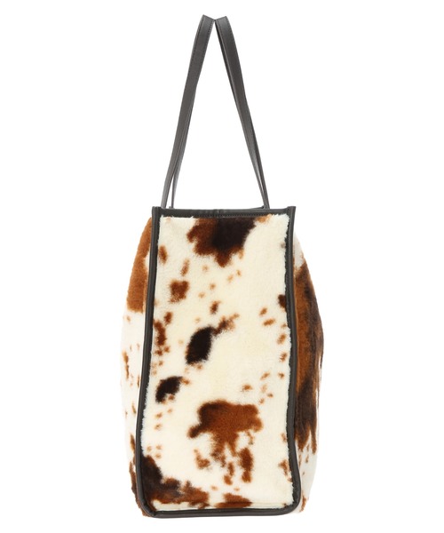 Green　Parks（グリーンパークス）の「カウBIGトートバッグ＊（トートバッグ・レディース・ブラウン・FREE）」の6枚目の写真