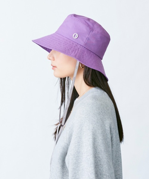 Chapeau d' O（シャポードオー）の「Chapeau d' O C/N PT Ribbon Capeline（ハット・レディース・ネイビー/パープル/ベージュ・M/57.5cm）」の14枚目の写真