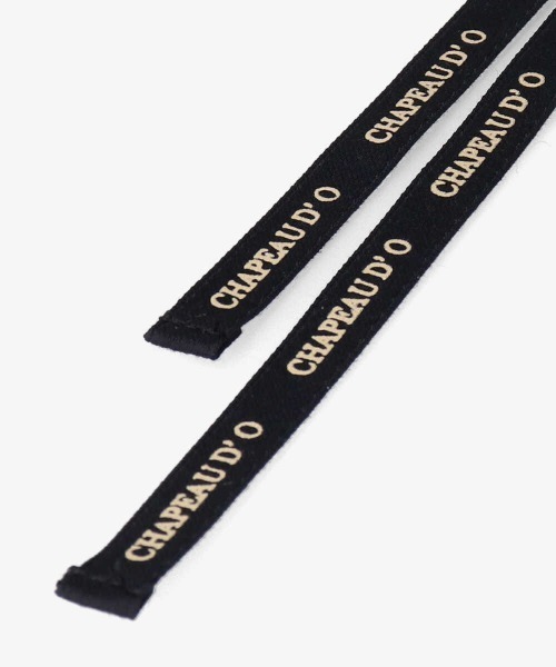 Chapeau d' O（シャポードオー）の「Chapeau d' O C/N PT Ribbon Capeline（ハット・レディース・ネイビー/パープル/ベージュ・M/57.5cm）」の11枚目の写真