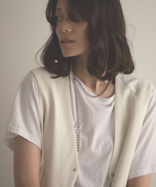 marjour(マージュール)の「BALL CHAIN NECKLACE(ネックレス・レディース・シルバー/ゴールド・FREE)」の3枚目の写真