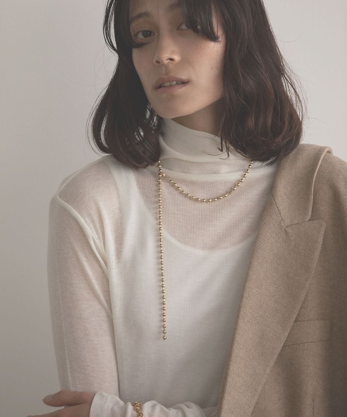 marjour(マージュール)の「BALL CHAIN NECKLACE(ネックレス・レディース・シルバー/ゴールド・FREE)」の7枚目の写真