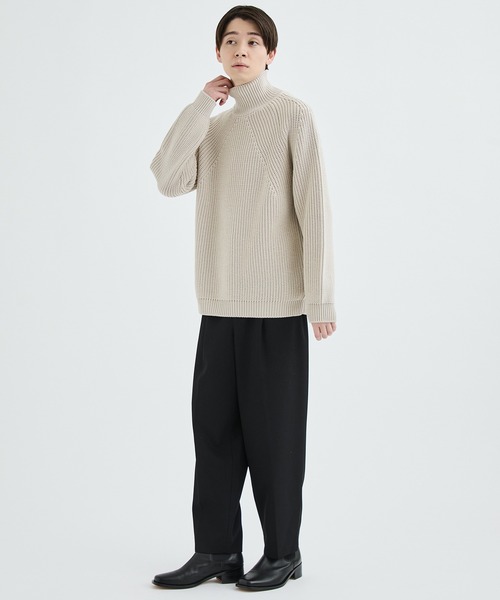 BATONER（バトナー）の「シグネチャータートルネックニット