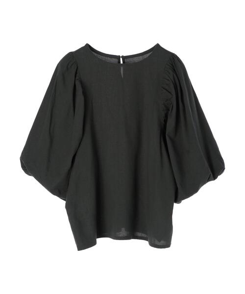 CRAFT STANDARD BOUTIQUE(クラフトスタンダードブティック)の「袖バルーンブラウス *(シャツ/ブラウス・レディース・ブラック/ダークグリーン/キャメル・FREE)」の22枚目の写真