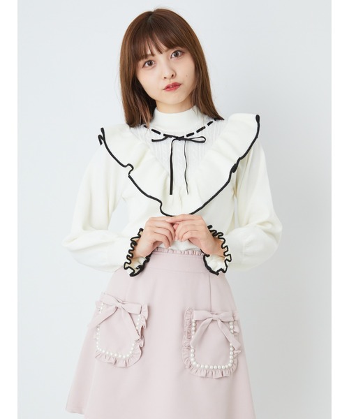 Ank Rouge（アンクルージュ）の「ヨークフリルハシゴリボン