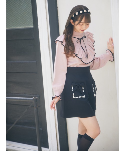 Ank Rouge（アンクルージュ）の「ヨークフリルハシゴリボン