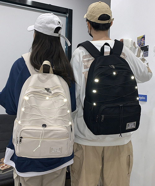 c.u.l（シーユーエル）の「【c.u.l】ユニセックス バンジーコードバックパック cula267 2980（バックパック/リュック・レディース・ブラック/ブルー・FREE）」の3枚目の写真