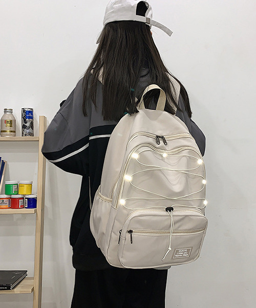 c.u.l（シーユーエル）の「【c.u.l】ユニセックス バンジーコードバックパック cula267 2980（バックパック/リュック・レディース・ブラック/ブルー・FREE）」の6枚目の写真