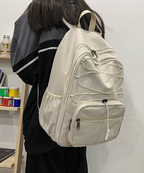 c.u.l（シーユーエル）の「【c.u.l】ユニセックス バンジーコードバックパック cula267 2980（バックパック/リュック・レディース・ブラック/ブルー・FREE）」の7枚目の写真