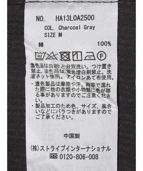 AMERICAN HOLIC（アメリカンホリック）の「衿フリル綿ドビーブラウス（シャツ/ブラウス・レディース・チャコールグレー/オフホワイト・M/L）」の19枚目の写真