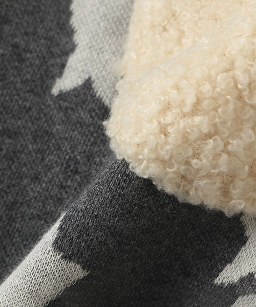 Love&Peace&Money（ラブアンドピースアンドマネー）の「星柄ジャカードサロペット（サロペット/オーバーオール・キッズ・チャコール/ライトグレー・80-90cm/70-80cm）」の9枚目の写真