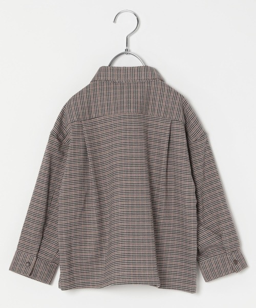 GLOBAL WORK（グローバルワーク）の「【キッズ】イージーケア/TRシャツ長袖/954983（シャツ/ブラウス・キッズ・カーキ/ダークブラウン・110cm/140cm/160cm/130cm/120cm/150cm/100cm）」の5枚目の写真