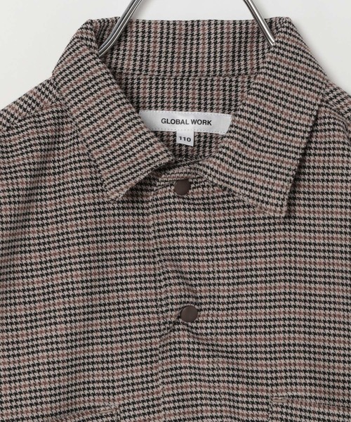 GLOBAL WORK（グローバルワーク）の「【キッズ】イージーケア/TRシャツ長袖/954983（シャツ/ブラウス・キッズ・カーキ/ダークブラウン・110cm/140cm/160cm/130cm/120cm/150cm/100cm）」の3枚目の写真