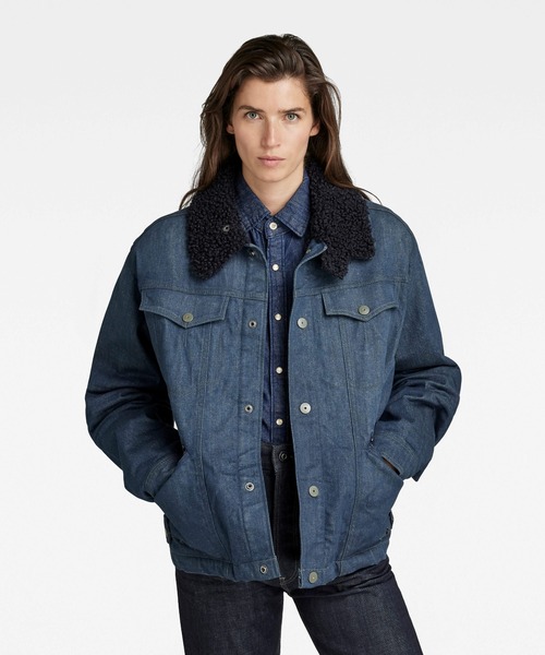 G-STAR（ジースター）の「FLIGHT COMBAT SHERPA JACKET/デニム
