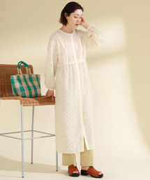 Ray BEAMS | Ray BEAMS / フリンジ リボンベルト ワンピース(ワンピース)