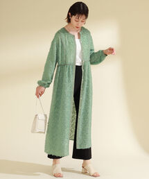 Ray BEAMS | Ray BEAMS / フリンジ リボンベルト ワンピース(ワンピース)