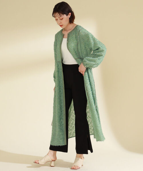 Ray BEAMS(レイビームス)の「Ray BEAMS / フリンジ リボンベルト ワンピース(ワンピース・レディース・ブラック/ホワイト系その他6/グリーン系その他2・ONE SIZE)」の17枚目の写真