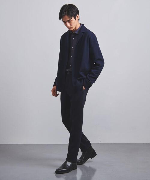 【新品同様】秋冬 ユナイテッドアローズ メンズ ニット ジャケット M ネイビー UNITED ARROWS（ユナイテッドアローズ）の「＜UNITED ARROWS＞ 4