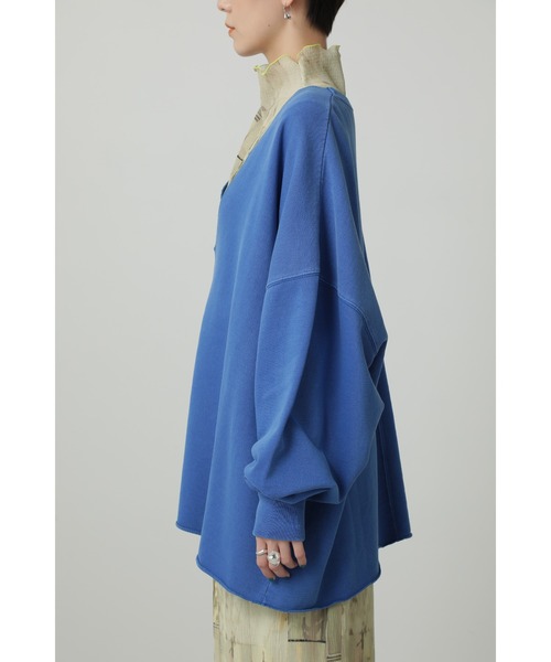 CREOLME（クレオルム）の「(CREOLME)Vネックオーバースウェット（スウェット・レディース・オレンジ/ベージュ/ブルー・ONE SIZE）」の16枚目の写真