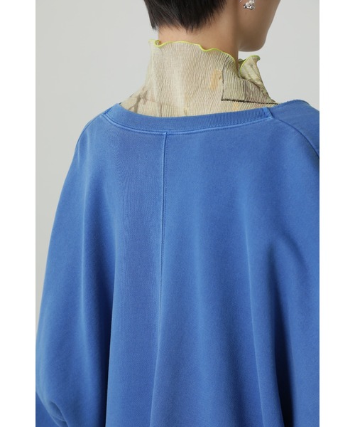 CREOLME（クレオルム）の「(CREOLME)Vネックオーバースウェット（スウェット・レディース・オレンジ/ベージュ/ブルー・ONE SIZE）」の15枚目の写真