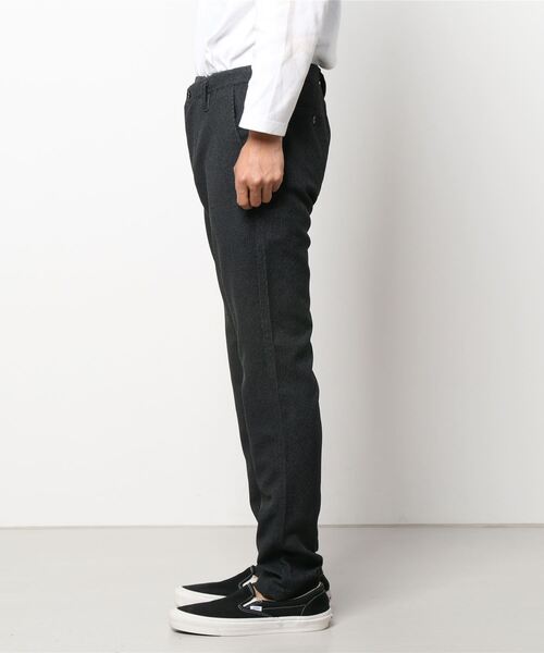 MONSIEUR NICOLE(ムッシュニコル)の「【canal deux Luxe】パイル ニット テーパードパンツ(その他パンツ・メンズ・グレイッシュベージュ/ネイビー/チャコールグレー・SMALL/X-LARGE/LARGE/MEDIUM)」の4枚目の写真