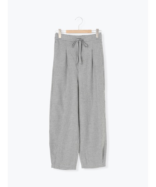 Samansa Mos2 blue(サマンサモスモスブルー)の「チェック柄パンツ(その他パンツ・レディース・ベージュ/チャコール/グレー/ブラウン・フリ-)」の1枚目の写真
