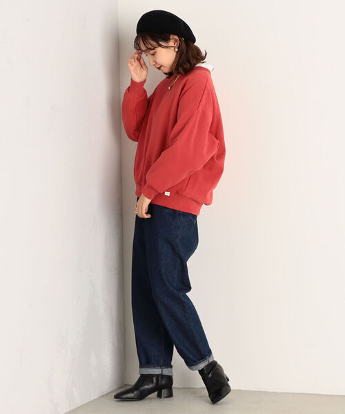 FREDY&GLOSTER（フレディアンドグロスター）の「【sportswear/スポーツウェア】Double Face スウェット ＃W1525-598（スウェット・レディース・ライトグレー/ベージュ/レッド・FREE）」の8枚目の写真