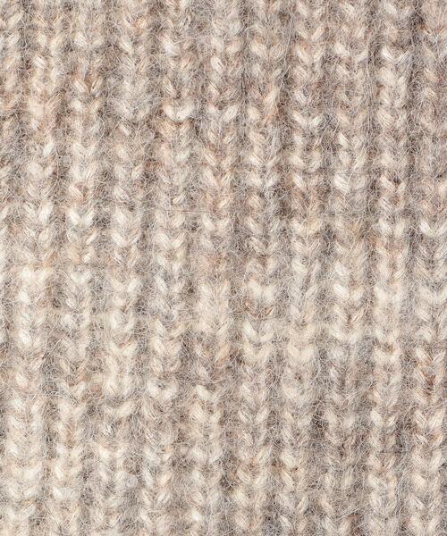 BRACTMENT（ブラクトメント）の「＜BRACTMENT（ブラクトメント）＞アンダイド アルパカコットン カスリ クルーネック ニット（ニット/セーター・メンズ・グレー/ナチュラル・36/38/40）」の9枚目の写真